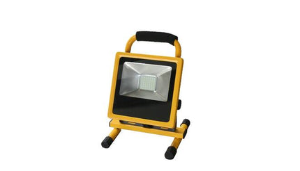 Rechargeable Construction Lamp 20W IP65 Ground Stand - 6000K