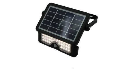 Bouwlamp met Sensor Op Zonne-Energie 5W IP65 Buitenlamp - 4000K