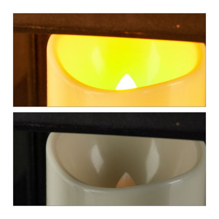 Lantaarn met LED kaars Op Batterijen Binnen &amp; Buiten 24 cm