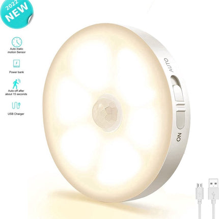 Draadloze ledlamp Met Bewegingssensor Draadloze wandlamp Draadloze Ledspot Usb oplaadbaar met Magneet