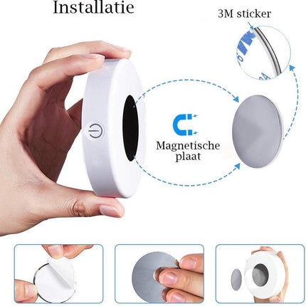 LED Beleuchtung Auf Batterien Mit Bewegungsmelder Nachtlicht Schrankbeleuchtung Treppenbeleuchtung Weiß 6 Stück