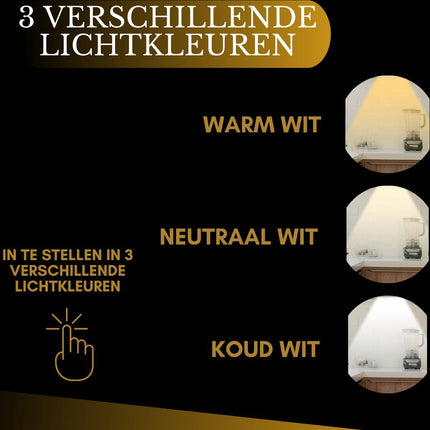 Druklamp met Afstandsbediening Oplaadbaar 20CM Kastverlichting Trapverlichting Keukenverlichting Zilver 4 Stuks