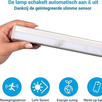 LED Beleuchtung Auf Batterien Mit Bewegungsmelder Schrankbeleuchtung Treppenbeleuchtung Nachtlicht Küchenbeleuchtung