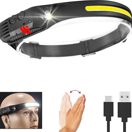 Headlamp Rechargeable 3W COB Tiltable Adjustable