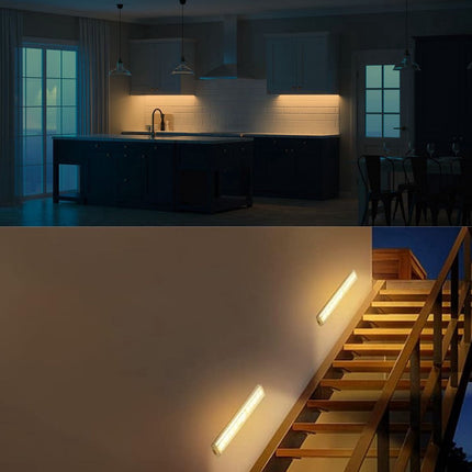 Druklamp met Afstandsbediening Oplaadbaar 20CM Kastverlichting Trapverlichting Keukenverlichting Zilver 6 Stuks