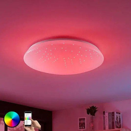 Smart Deckenleuchte Timer Dimmbar Ø30cm Smart 16 Millionen Lichtfarben