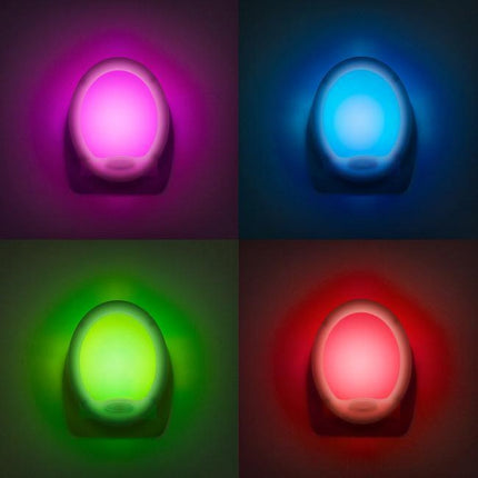 Nachtlampje 1W Schakelaar Stopcontact Timer RGB