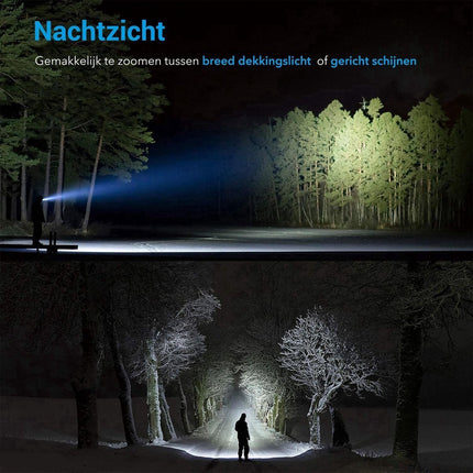 Rechargeable 3W COB Aluminum Flashlight with Side Light