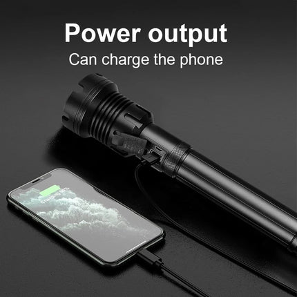 Flashlight Rechargeable USB-C and USB-A 3,000 mAh Powerbank Function
