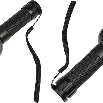 3W Aluminum COB Battery Flashlight with Rotary Knob