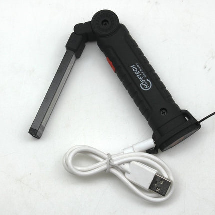 Rechargeable Hand Lamp with Magnet and Hook, Dimmable