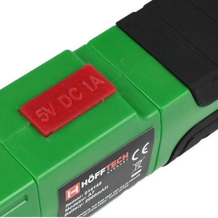 Wiederaufladbare Handlampe mit Magnet mit Haken COB 2-in-1 Dimmbar Teleskop