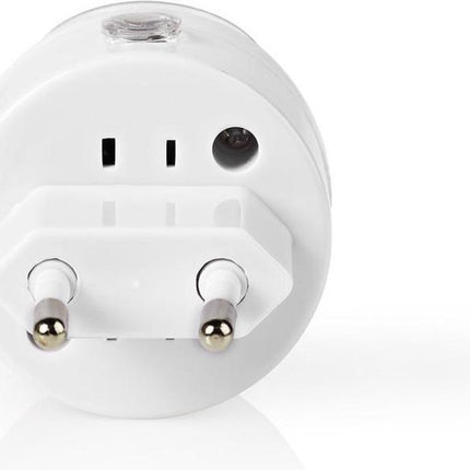 Nachtlampje 1W Sensor Stopcontact 360° draaibaar