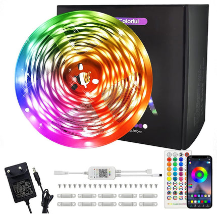 LED Strip RGBWW 5 meters IP65 incl. App &amp; RF remote control