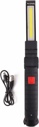 Rechargeable Hand Lamp with Magnet and Hook, Dimmable