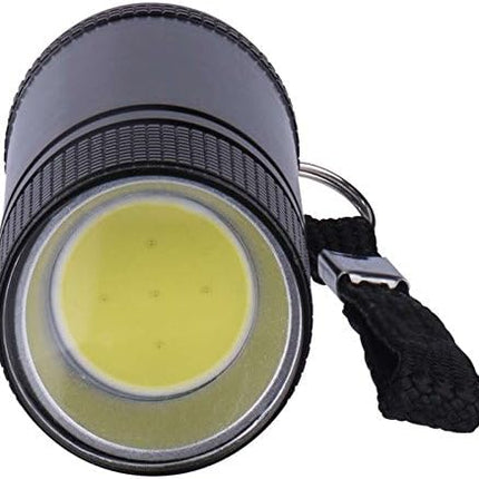 1W COB Pocket-Sized Aluminum Battery-Powered Flashlight