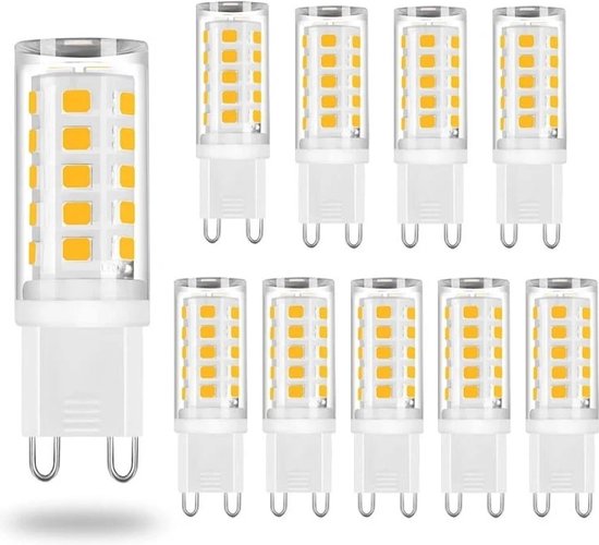 LED lamp SMD G9 3W 6000K Koud Helder Licht Dimbaar 10 Stuks
