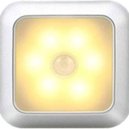 LED Beleuchtung Auf Batterien Mit Bewegungsmelder Schrankbeleuchtung Treppenbeleuchtung Nachtlicht Silber