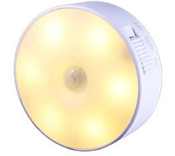 Nachtlampje Op Batterijen Met Beweginssensor Kastverlichting Trapverlichting Wit