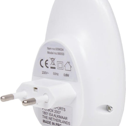 Nachtlicht 1W Sensor Sockel Oval