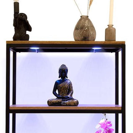 Push button lamp with remote control on batteries, cabinet lighting, stair lighting, night light RGB white, 3 pieces