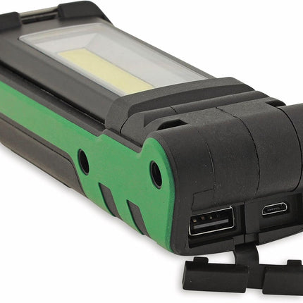 Wiederaufladbare Loop-Lampe mit Magnet mit Haken COB IP44 flexibel dimmbar