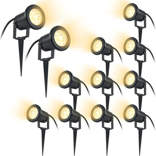 LED Prikspot Grondspot IP65 waterdicht Incl Verlichting Tuinspot 12 Stuks