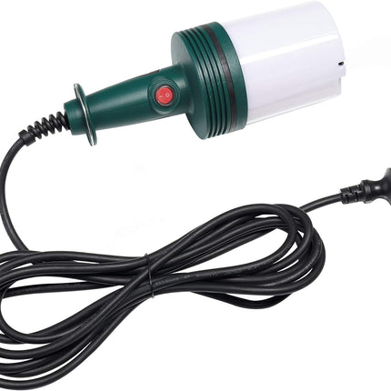 Hand lamp with hook, 5 meter cable, IP54