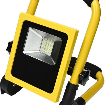 Rechargeable Construction Lamp 10W IP65 Ground Stand Foldable - 6000K
