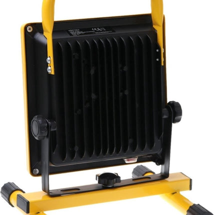Rechargeable Construction Lamp 50W IP65 Ground Stand - 6000K