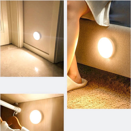 LED Beleuchtung Auf Batterien Mit Bewegungsmelder Nachtlicht Schrankbeleuchtung Treppenbeleuchtung Weiß 6 Stück