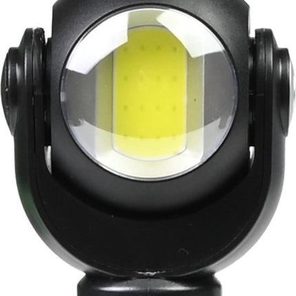 3W Aluminum COB Battery Flashlight with Rotary Knob