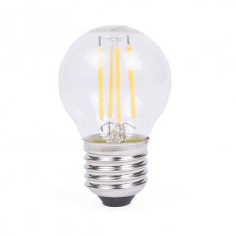 E27 LED Filament Kogellamp G45 4W 2200K Warm Wit Licht
