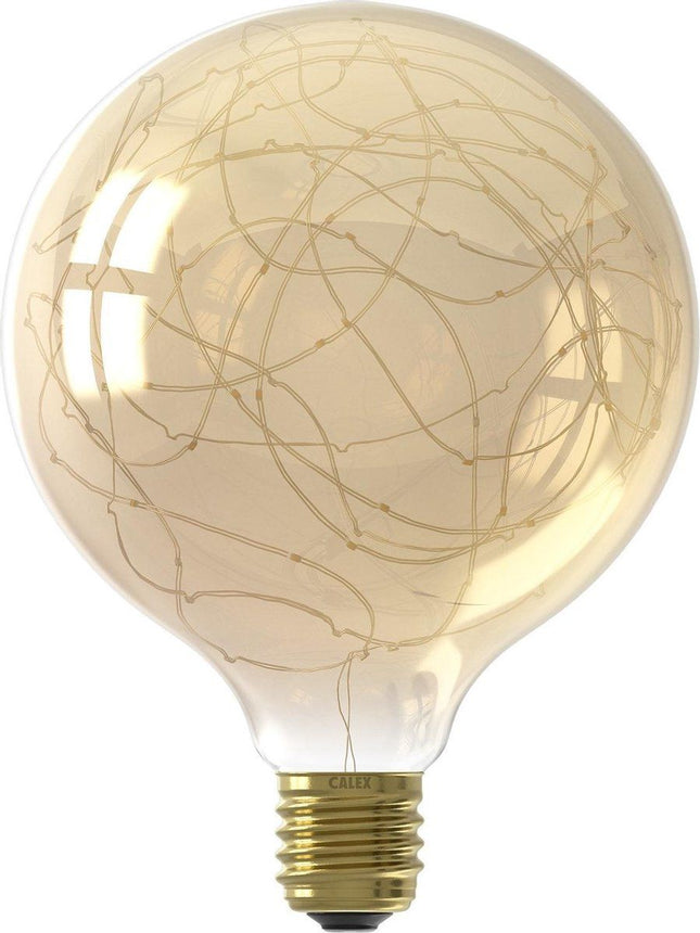 E27 LED Lamp Koperdraad 4W E27 2200K G125 Warm Wit Licht