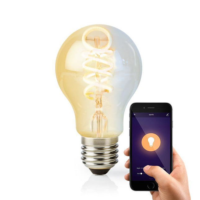 E27 Smart Filament LED Lamp 5W A60 Koud en Warm licht