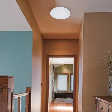 LED Deckenleuchte 1350 Lumen 2700k Ø22cm Weiß Rund 18W