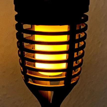 Solar Tuinverlichting Op Zonne-Energie Vlam effect 4 Stuks