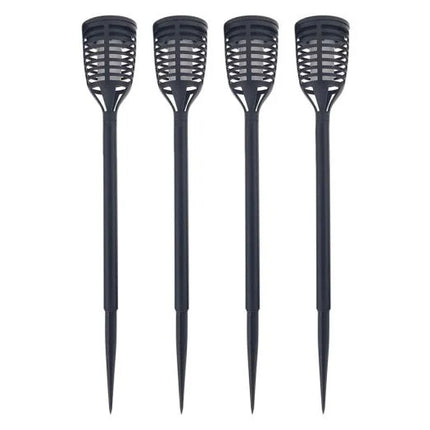 Solar Tuinverlichting Op Zonne-Energie Vlam effect 4 Stuks