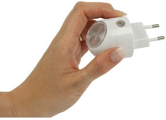 Nachtlampje 1W Sensor Stopcontact 360° draaibaar