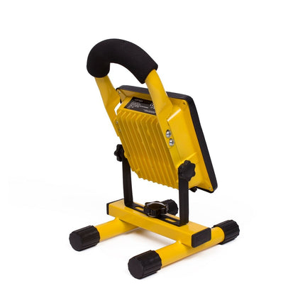 Rechargeable Construction Lamp 10W IP65 Ground Stand Foldable - 6000K