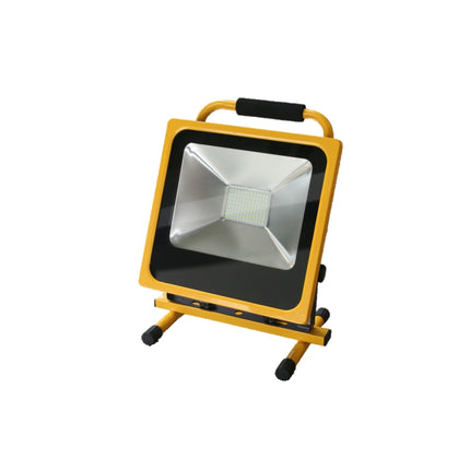 Rechargeable Construction Lamp 50W IP65 Ground Stand - 6000K