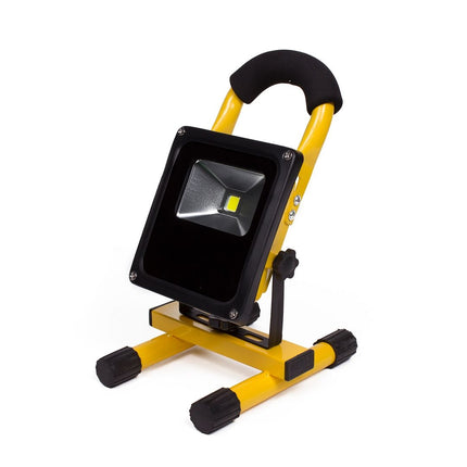 Rechargeable Construction Lamp 10W IP65 Ground Stand - 6000K