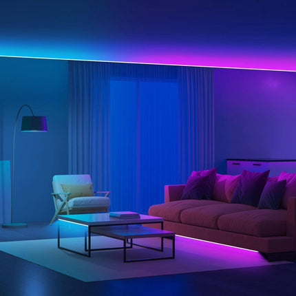 LED Strip RGBWW 15 meters IP65 incl. App &amp; RF remote control