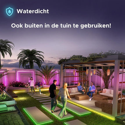 LED Strip RGBWW 15 meters IP65 incl. App &amp; RF remote control