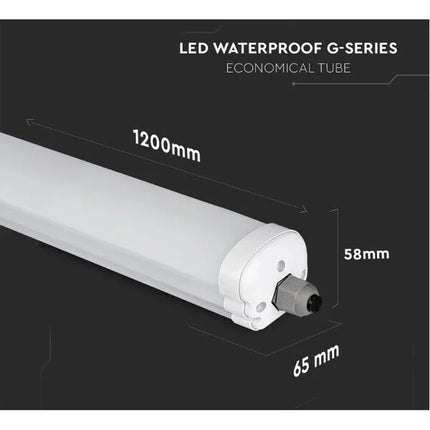 LED TL Leuchte Anschließbar 36W T8 Komplett 120 CM IP65 Wasserdicht
